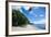 Beautiful White Sand Beach and Palm Trees on Yap Island, Micronesia-Michael Runkel-Framed Photographic Print