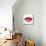 Beautiful Woman Lips Formed by Abstract Triangles-artant-Mounted Art Print displayed on a wall