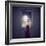 Beautiful Woman Observing the Moon from a Window-olly2-Framed Premium Giclee Print