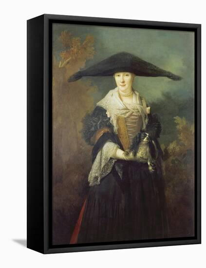 Beautiful Woman of Strasbourg-Nicolas de Largilliere-Framed Premier Image Canvas