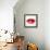 Beautiful Woman's Lips Formed By Abstract Blots-artant-Framed Stretched Canvas displayed on a wall