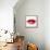 Beautiful Woman's Lips Formed By Abstract Blots-artant-Framed Stretched Canvas displayed on a wall