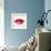 Beautiful Woman's Lips Formed By Abstract Blots-artant-Framed Art Print displayed on a wall