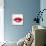 Beautiful Woman's Lips Formed By Abstract Blots-artant-Mounted Art Print displayed on a wall