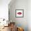 Beautiful Woman's Lips Formed By Abstract Blots-artant-Framed Art Print displayed on a wall