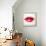 Beautiful Woman's Lips Formed By Abstract Blots-artant-Framed Stretched Canvas displayed on a wall