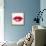 Beautiful Woman's Lips Formed By Abstract Blots-artant-Framed Stretched Canvas displayed on a wall