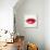 Beautiful Woman's Lips Formed By Abstract Blots-artant-Framed Stretched Canvas displayed on a wall