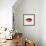 Beautiful Woman's Lips Formed By Abstract Blots-artant-Framed Art Print displayed on a wall