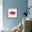 Beautiful Woman's Lips Formed By Abstract Blots-artant-Framed Art Print displayed on a wall