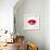 Beautiful Woman's Lips Formed By Abstract Blots-artant-Framed Art Print displayed on a wall