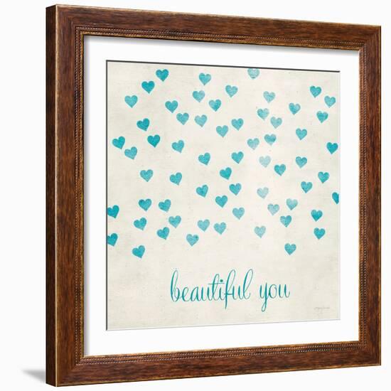 Beautiful You in Blue-Morgan Yamada-Framed Art Print