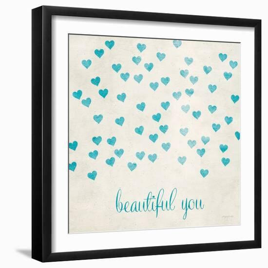 Beautiful You in Blue-Morgan Yamada-Framed Art Print