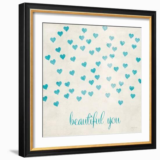 Beautiful You in Blue-Morgan Yamada-Framed Art Print