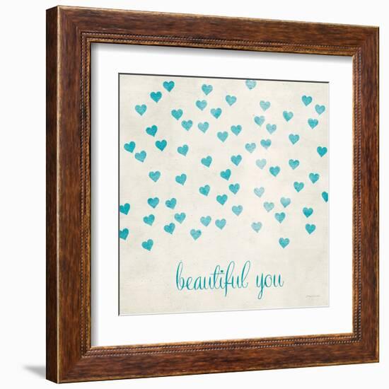 Beautiful You in Blue-Morgan Yamada-Framed Art Print