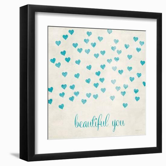 Beautiful You in Blue-Morgan Yamada-Framed Art Print