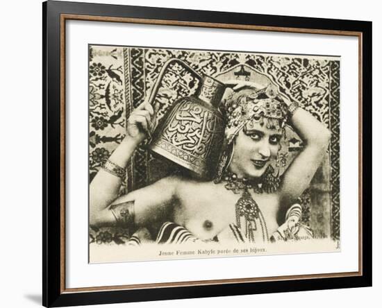 Beautiful Young Woman of the Kabyle People-null-Framed Photographic Print