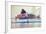 Beautiful Young Woman Yoga Workout in Gym-spass-Framed Photographic Print