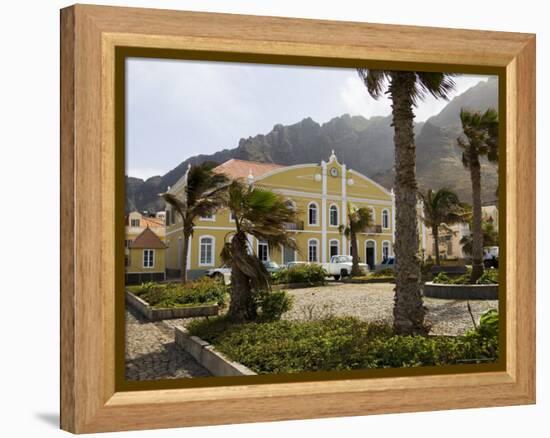 Beautifully Restored Municipal Colonial Building, Ribiera Grande, Cape Verde Islands-R H Productions-Framed Premier Image Canvas