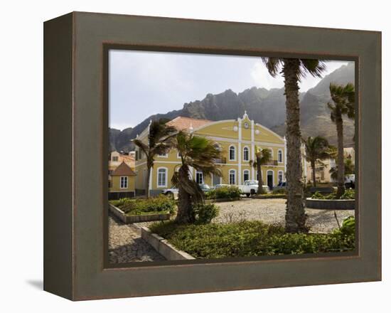 Beautifully Restored Municipal Colonial Building, Ribiera Grande, Cape Verde Islands-R H Productions-Framed Premier Image Canvas