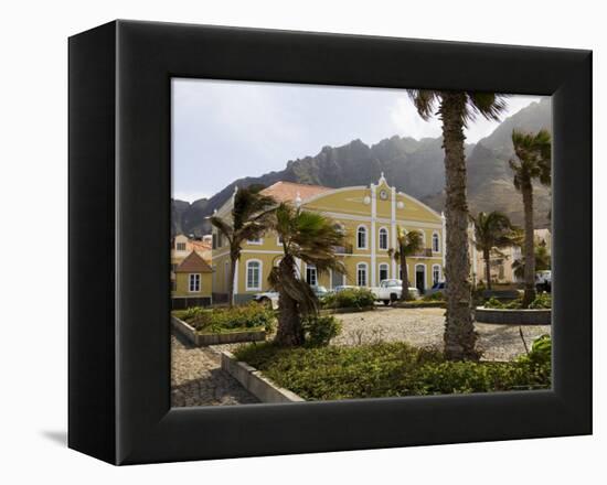 Beautifully Restored Municipal Colonial Building, Ribiera Grande, Cape Verde Islands-R H Productions-Framed Premier Image Canvas