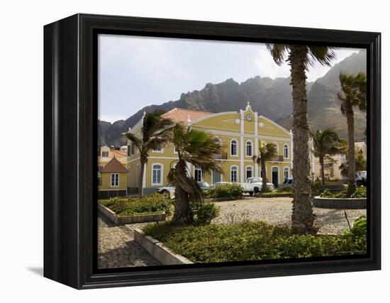 Beautifully Restored Municipal Colonial Building, Ribiera Grande, Cape Verde Islands-R H Productions-Framed Premier Image Canvas