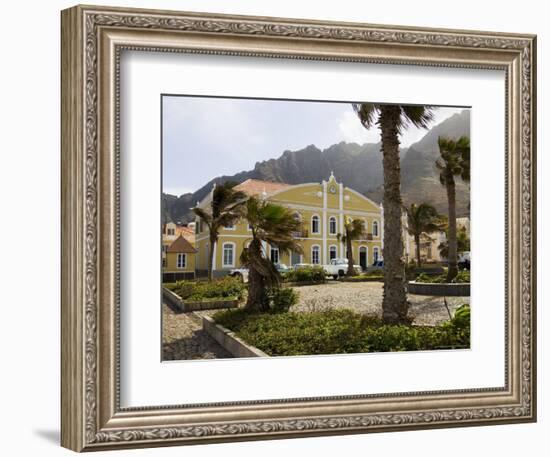 Beautifully Restored Municipal Colonial Building, Ribiera Grande, Cape Verde Islands-R H Productions-Framed Premium Photographic Print