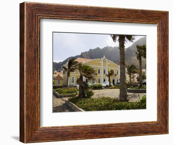 Beautifully Restored Municipal Colonial Building, Ribiera Grande, Cape Verde Islands-R H Productions-Framed Premium Photographic Print