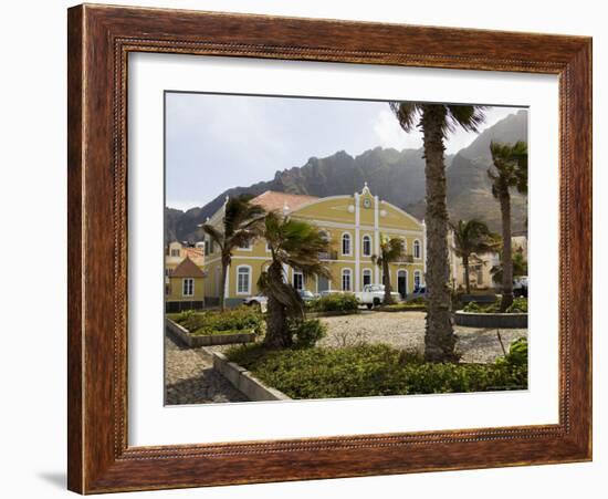 Beautifully Restored Municipal Colonial Building, Ribiera Grande, Cape Verde Islands-R H Productions-Framed Photographic Print
