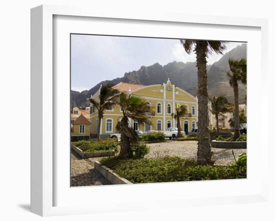 Beautifully Restored Municipal Colonial Building, Ribiera Grande, Cape Verde Islands-R H Productions-Framed Photographic Print