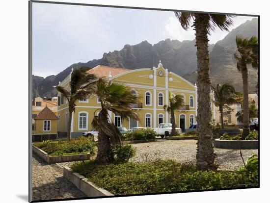 Beautifully Restored Municipal Colonial Building, Ribiera Grande, Cape Verde Islands-R H Productions-Mounted Photographic Print