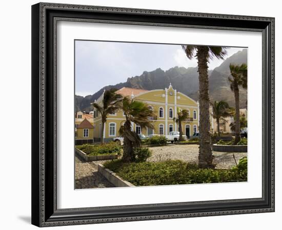 Beautifully Restored Municipal Colonial Building, Ribiera Grande, Cape Verde Islands-R H Productions-Framed Photographic Print