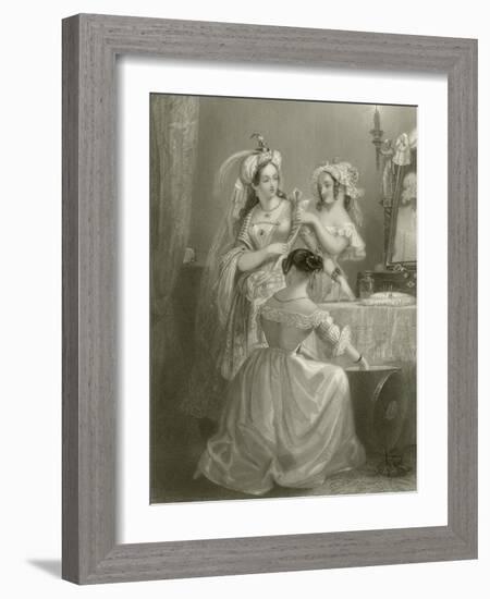 Beauty and Dress-Edward Henry Corbould-Framed Giclee Print