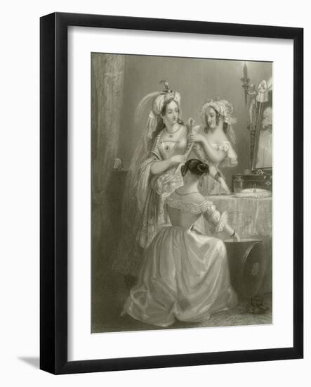 Beauty and Dress-Edward Henry Corbould-Framed Giclee Print