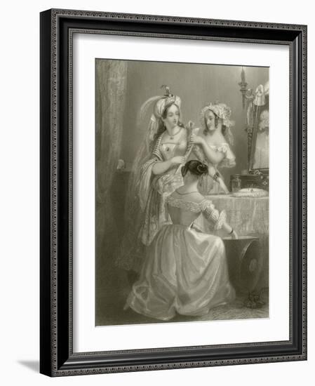 Beauty and Dress-Edward Henry Corbould-Framed Giclee Print