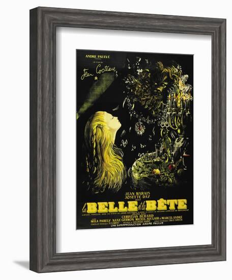 Beauty And the Beast, 1946, "La Belle Et La Beïte" Directed by Jean Cocteau-null-Framed Giclee Print