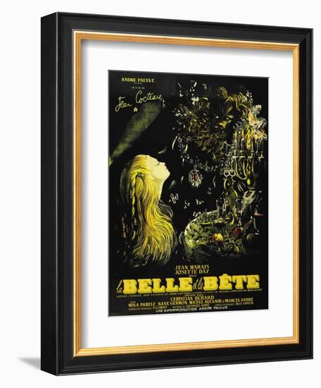 Beauty And the Beast, 1946, "La Belle Et La Beïte" Directed by Jean Cocteau-null-Framed Giclee Print