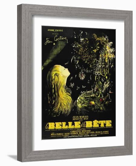 Beauty And the Beast, 1946, "La Belle Et La Beïte" Directed by Jean Cocteau-null-Framed Giclee Print