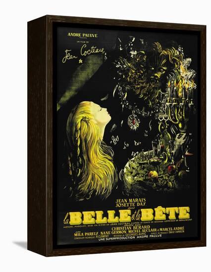 Beauty And the Beast, 1946, "La Belle Et La Beïte" Directed by Jean Cocteau-null-Framed Premier Image Canvas