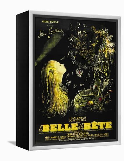 Beauty And the Beast, 1946, "La Belle Et La Beïte" Directed by Jean Cocteau-null-Framed Premier Image Canvas