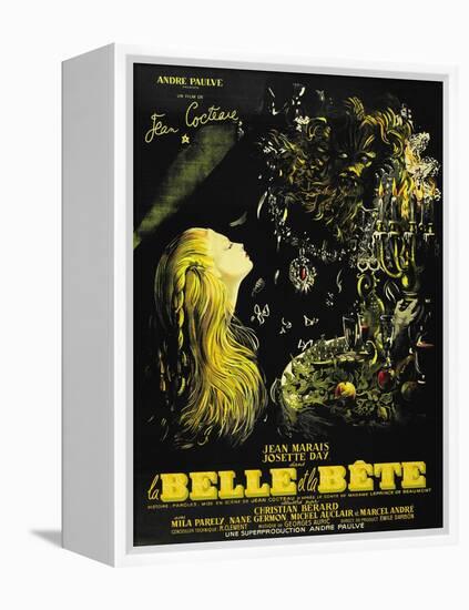 Beauty And the Beast, 1946, "La Belle Et La Beïte" Directed by Jean Cocteau-null-Framed Premier Image Canvas