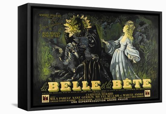 Beauty and the Beast, 1946 (La Belle Et La Beïte)-null-Framed Premier Image Canvas