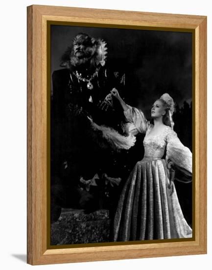 Beauty and the Beast, (aka 'Belle Et La Bête, La'), Jean Marais, Josette Day, 1946-null-Framed Stretched Canvas