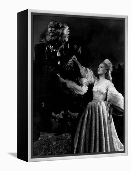 Beauty and the Beast, (aka 'Belle Et La Bête, La'), Jean Marais, Josette Day, 1946-null-Framed Stretched Canvas