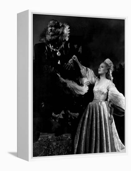 Beauty and the Beast, (aka 'Belle Et La Bête, La'), Jean Marais, Josette Day, 1946-null-Framed Stretched Canvas