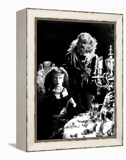 Beauty And The Beast, (aka 'Belle et la Bête, La'), Josette Day, Jean Marais, 1946-null-Framed Stretched Canvas