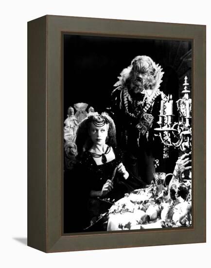 Beauty And The Beast, (aka 'Belle et la Bête, La'), Josette Day, Jean Marais, 1946-null-Framed Stretched Canvas