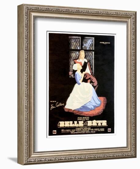Beauty and the Beast, (aka La Belle et la Bete), 1946-null-Framed Premium Giclee Print