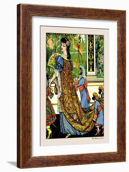 Beauty and the Beast, c.1900-Walter Crane-Framed Art Print