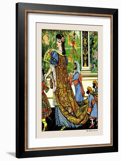 Beauty and the Beast, c.1900-Walter Crane-Framed Art Print